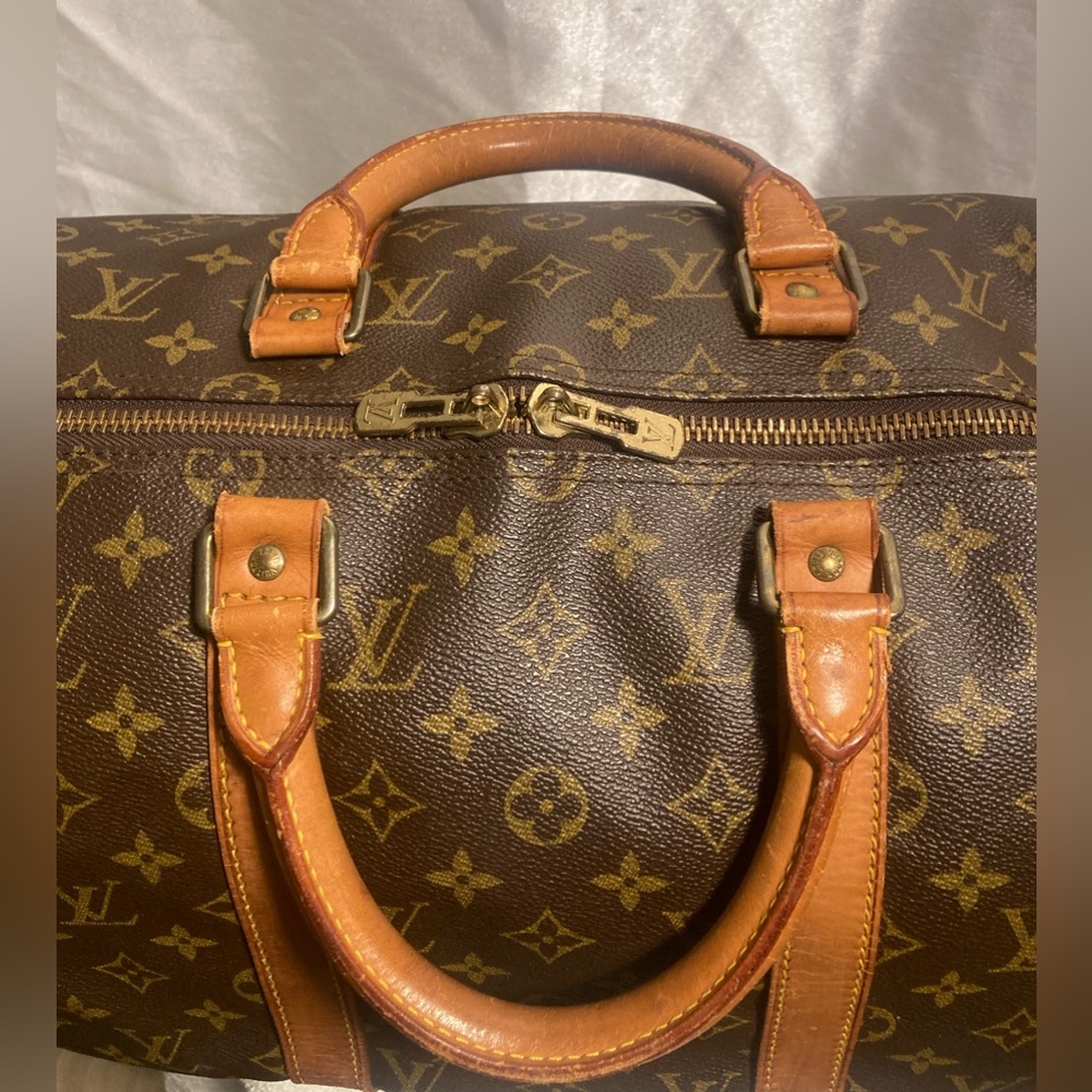 Authentic 58 Louis Vuitton Keep all Weekender Luggage Bag - Picture 6 of 16